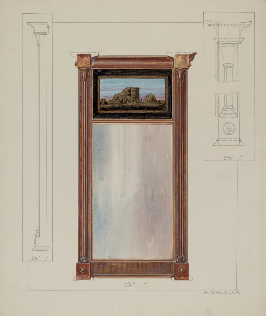Colonial Mirror by Alfred Walbeck