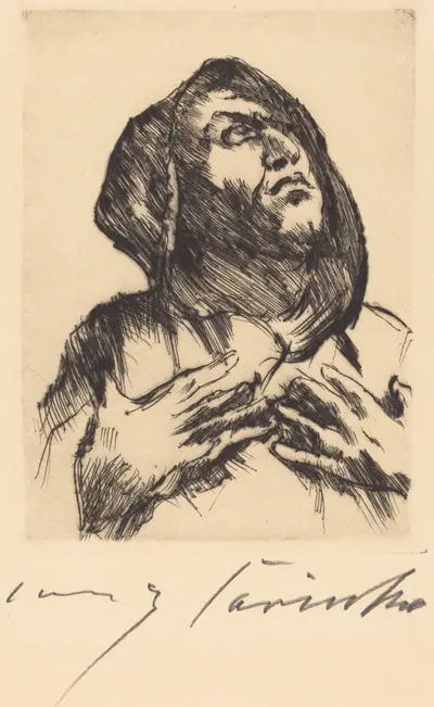 Mönch mit Erhobenem Blick (Monk Gazing Upward)