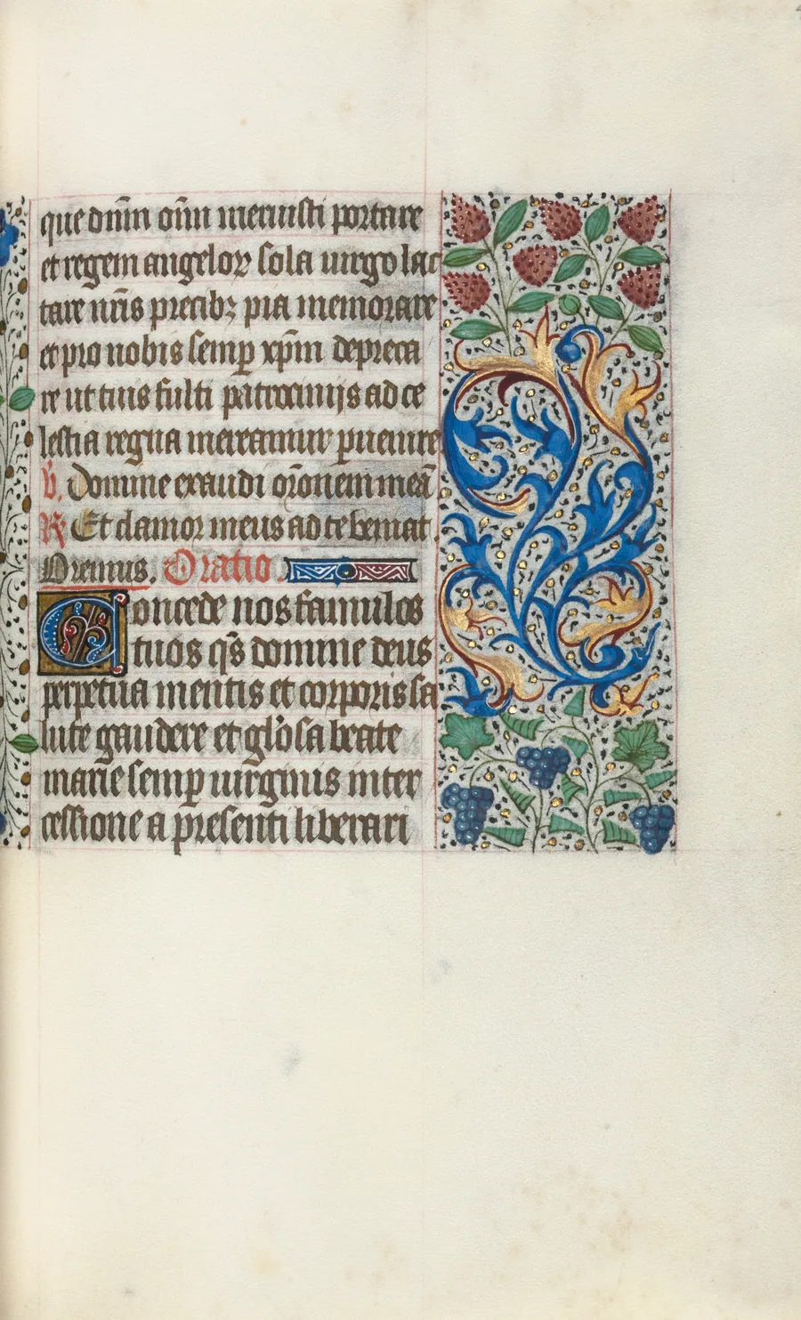 Book of Hours (Use of Rouen): fol. 49r by Master of the Geneva Latini
