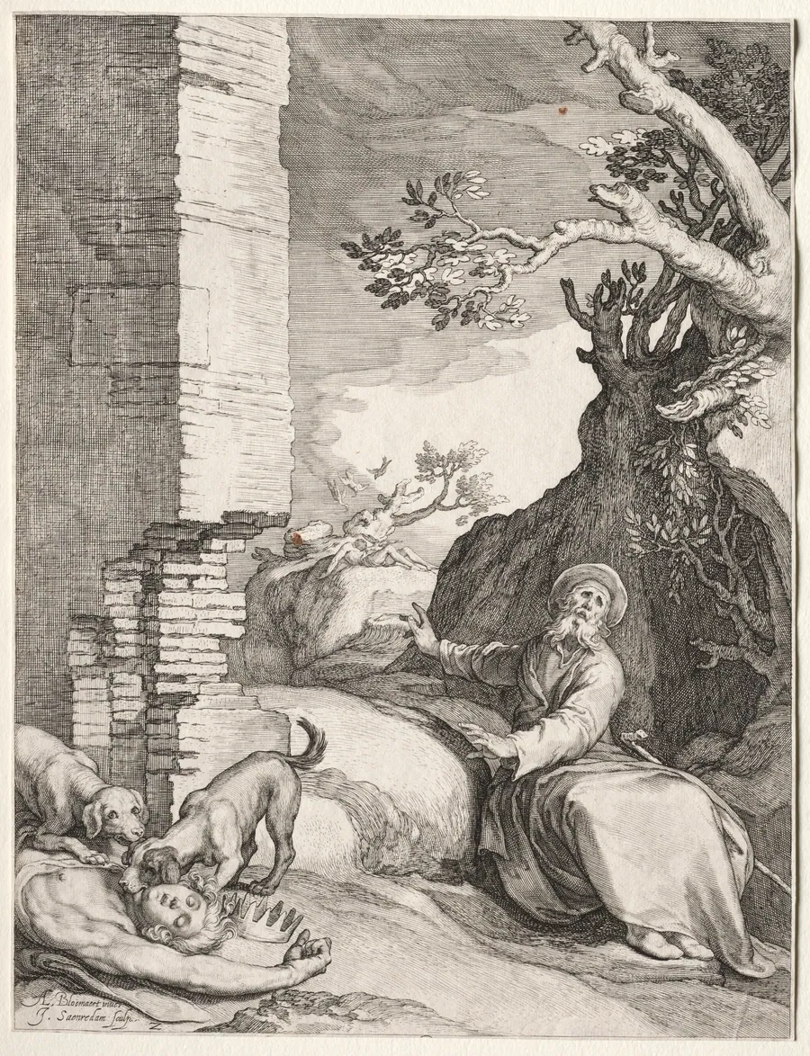 The Prediction of Ahijah by Jan Saenredam