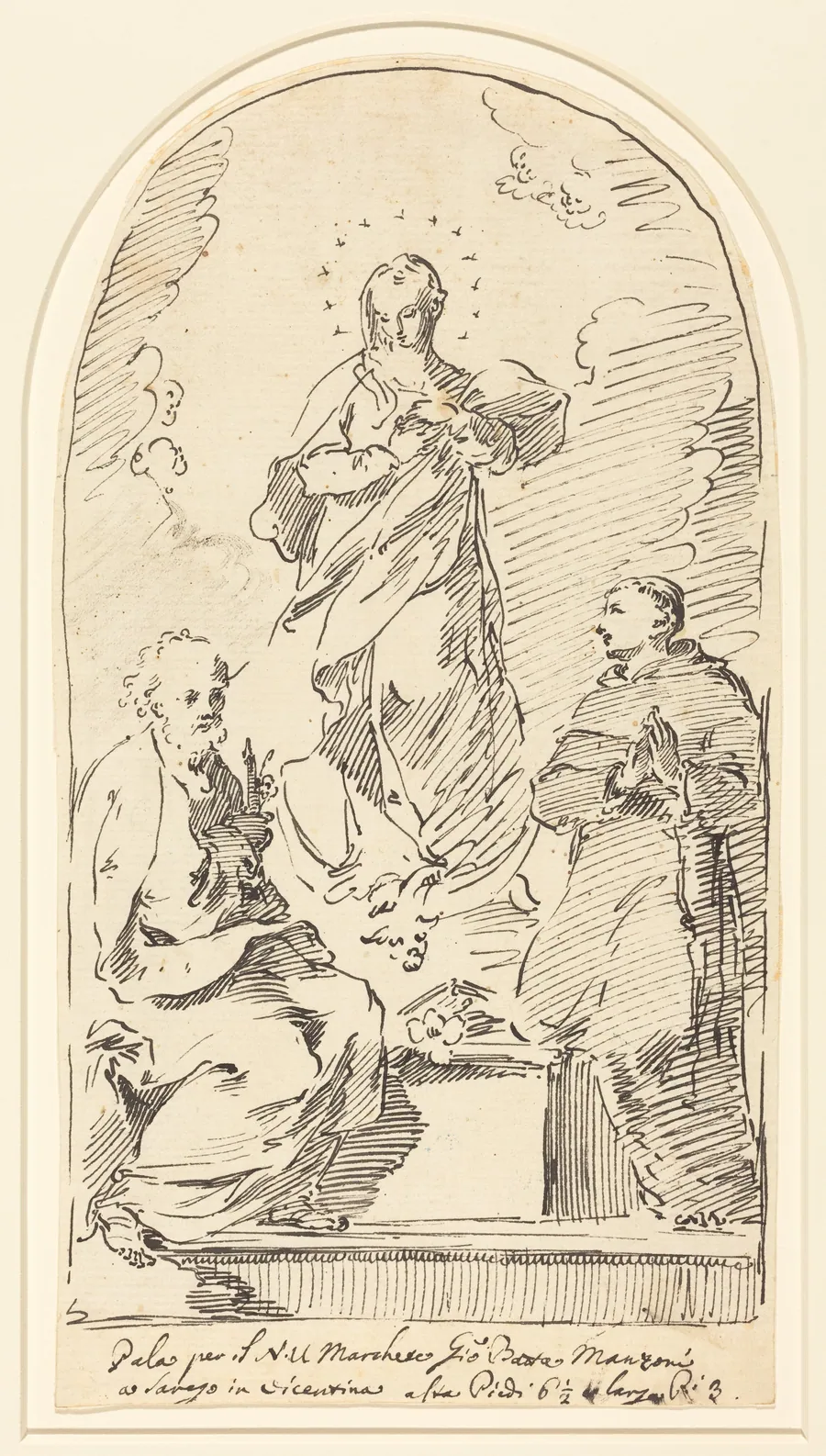 The Immaculate Conception by Pietro Antonio Novelli