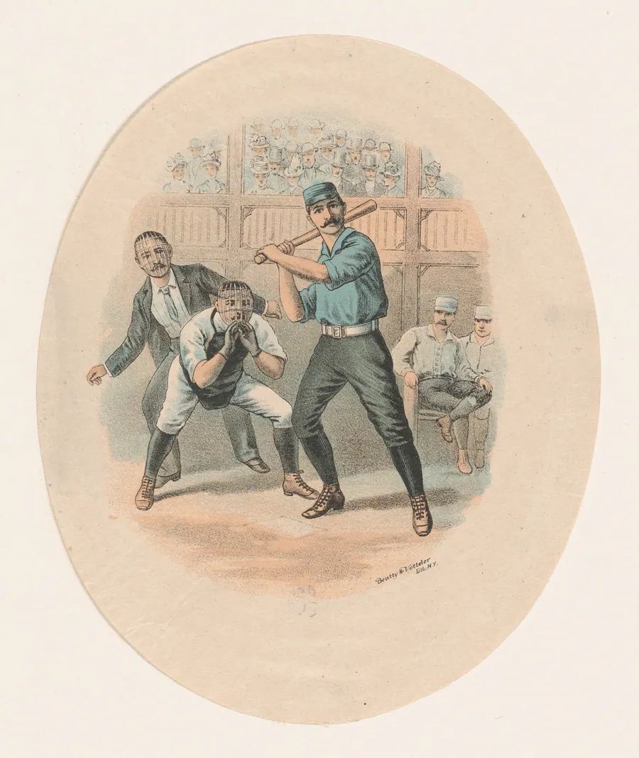 Baseball Scene by Beatty and Votteler