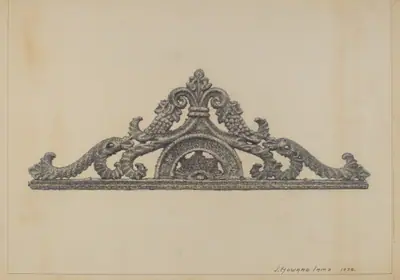 Cast Iron Gate Top