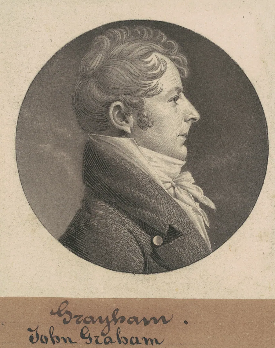 John Graham by Charles B. J. Févret de Saint-Mémin