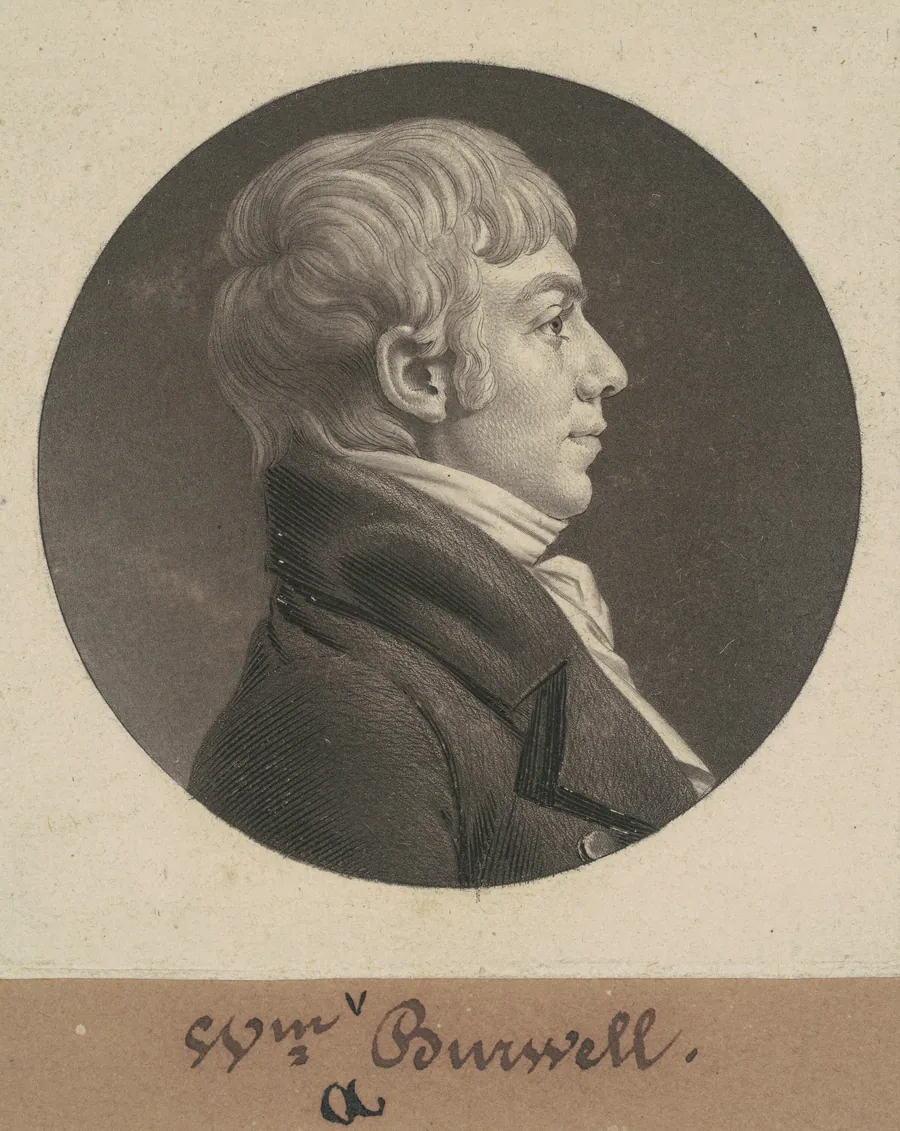 William Armistead Burwell by Charles B. J. Févret de Saint-Mémin