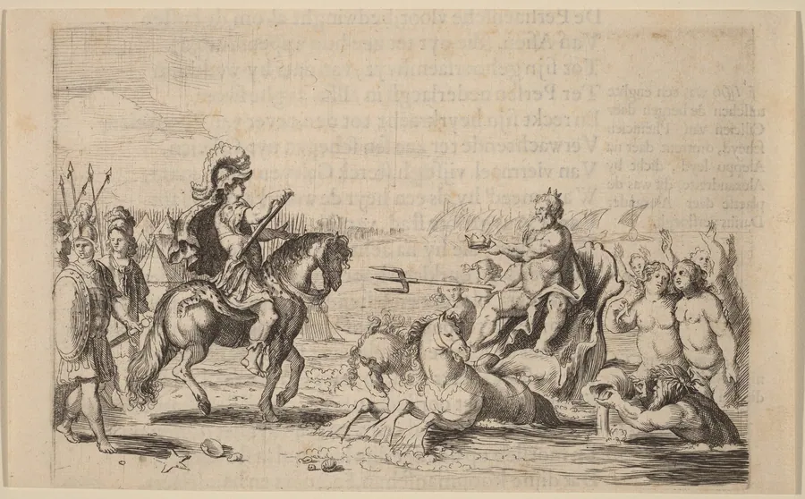 Alexander the Great and Neptune by Willem Basse