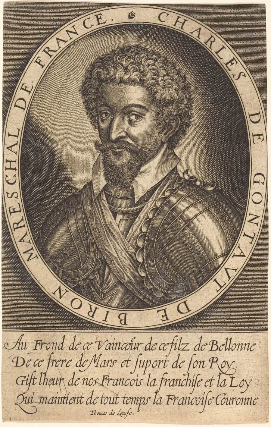 Charles de Gontaut, Duke of Biron by Thomas de Leu