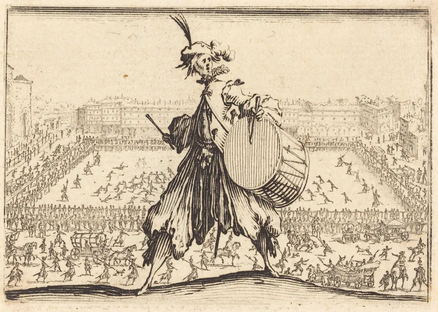 Piazza Santa Croce, Florence by Jacques Callot