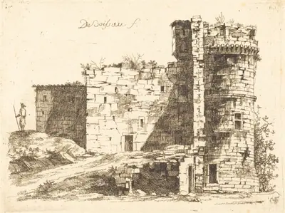 Ruins of the Château Saint-Chamond, Loire