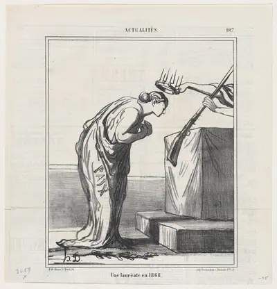 An award winner in 1868, from 'News of the day,' published in Le Charivari, September 1, 1868