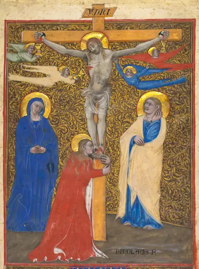 Single Leaf from a Missal: The Crucifixion