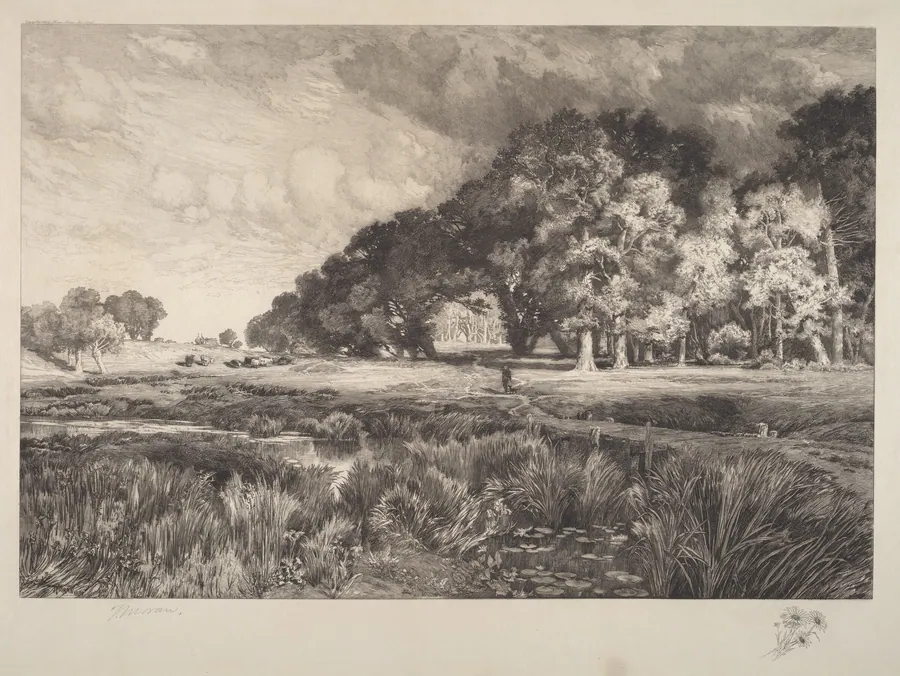 Long Island Landscape by Thomas Moran