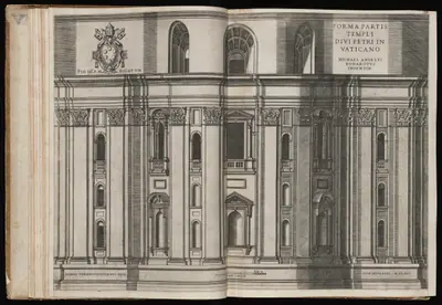 Forma Partis Templi Divi Petri [Exterior Section of Saint Peter's Basilica]