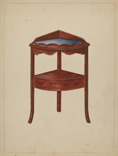 Corner Wash-stand