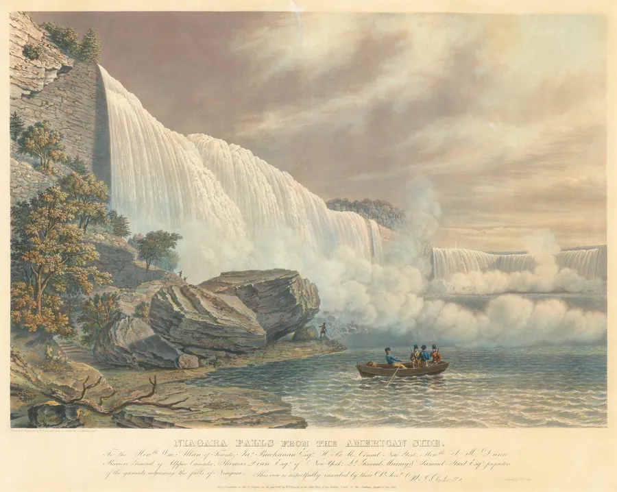 Niagara Falls from the American Side by William James Bennett