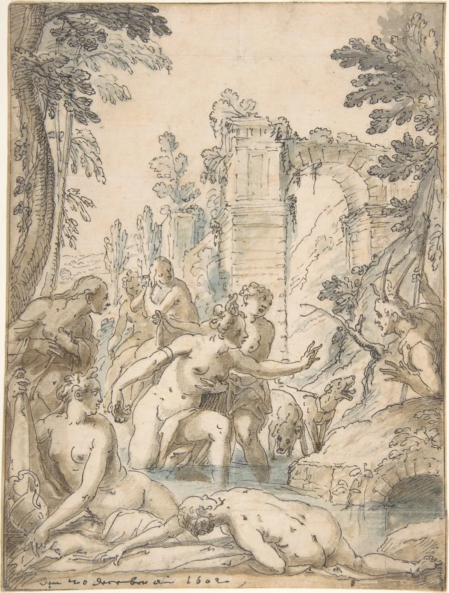 Diana and Actaeon by Georg Pecham