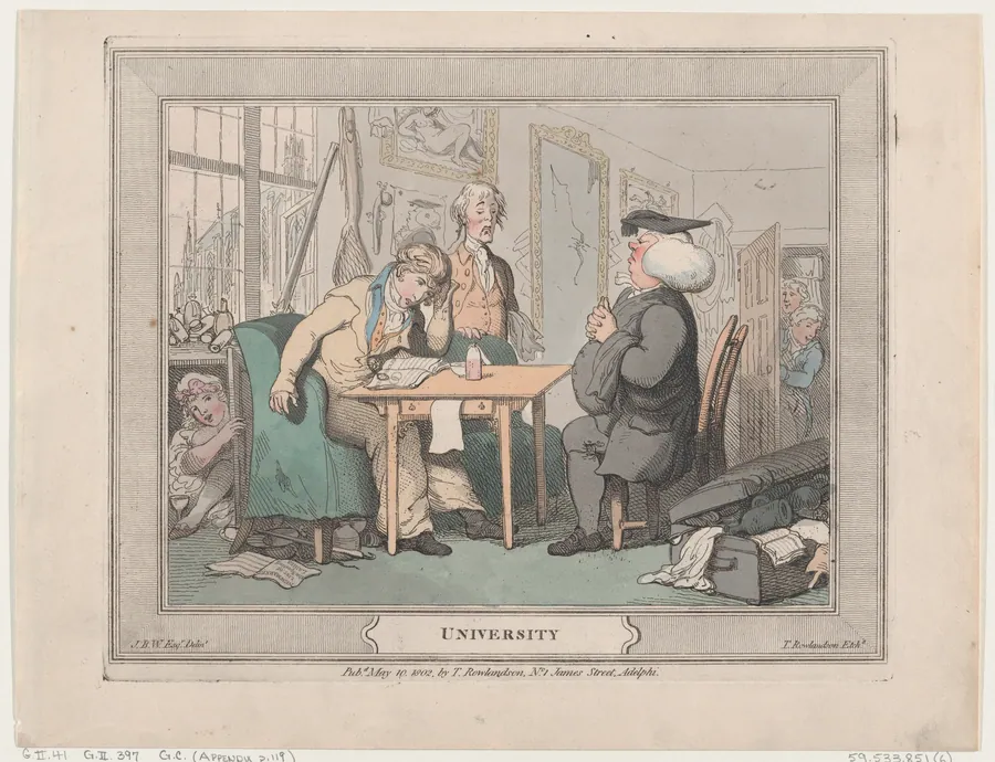 University by Thomas Rowlandson