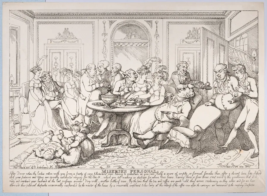 Miseries Personal by Rudolph Ackermann, London