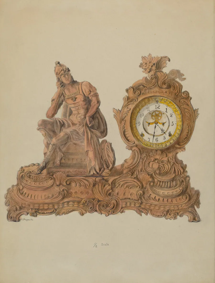 Ansonia Clock by Edith Magnette