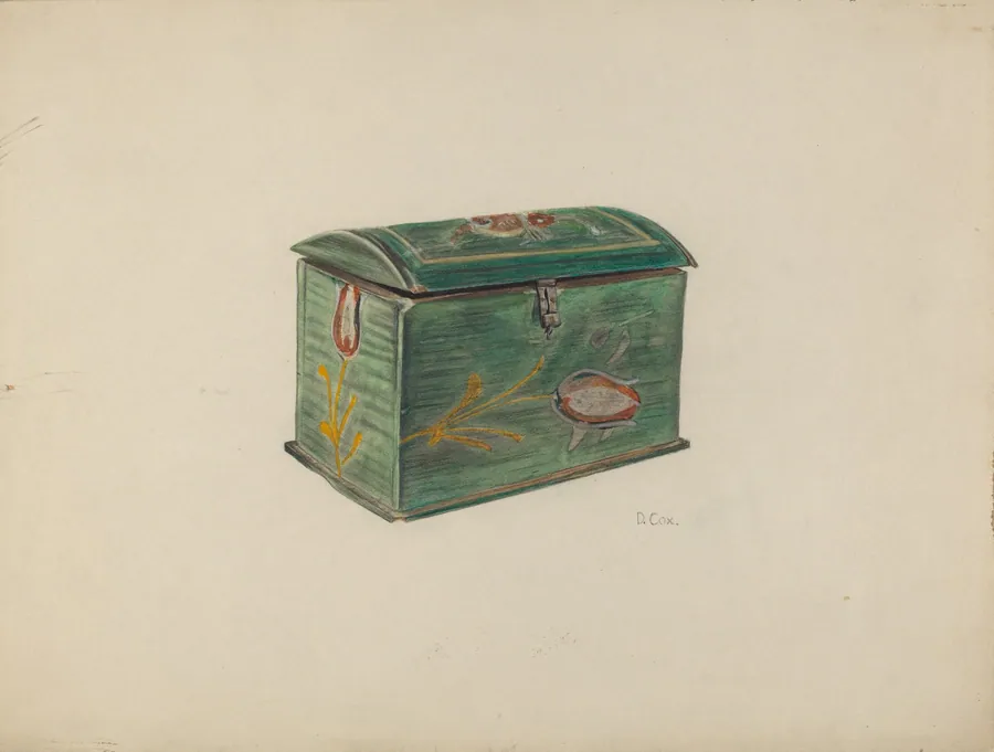 Painted Box by Douglas Cox
