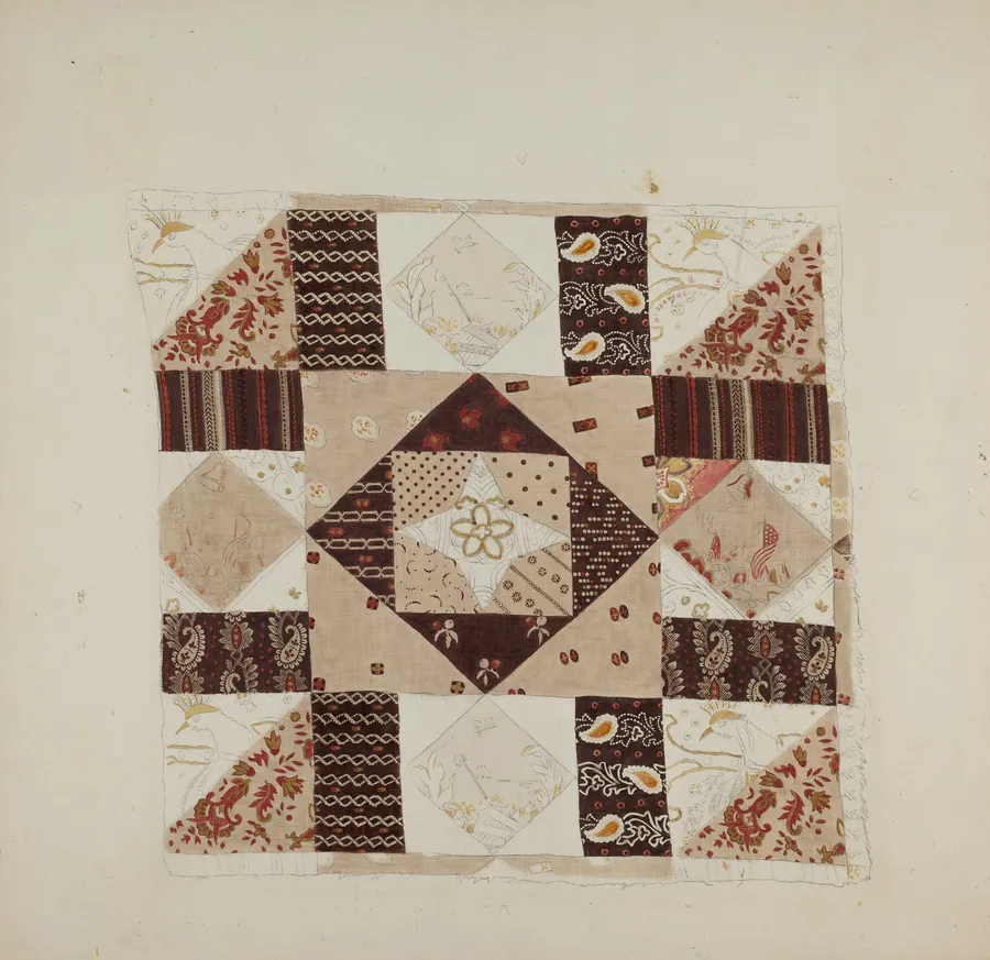 Printed Cotton (Quilt) by John Tubrant