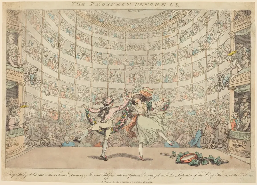 The Prospect before us, No. 2 by Thomas Rowlandson