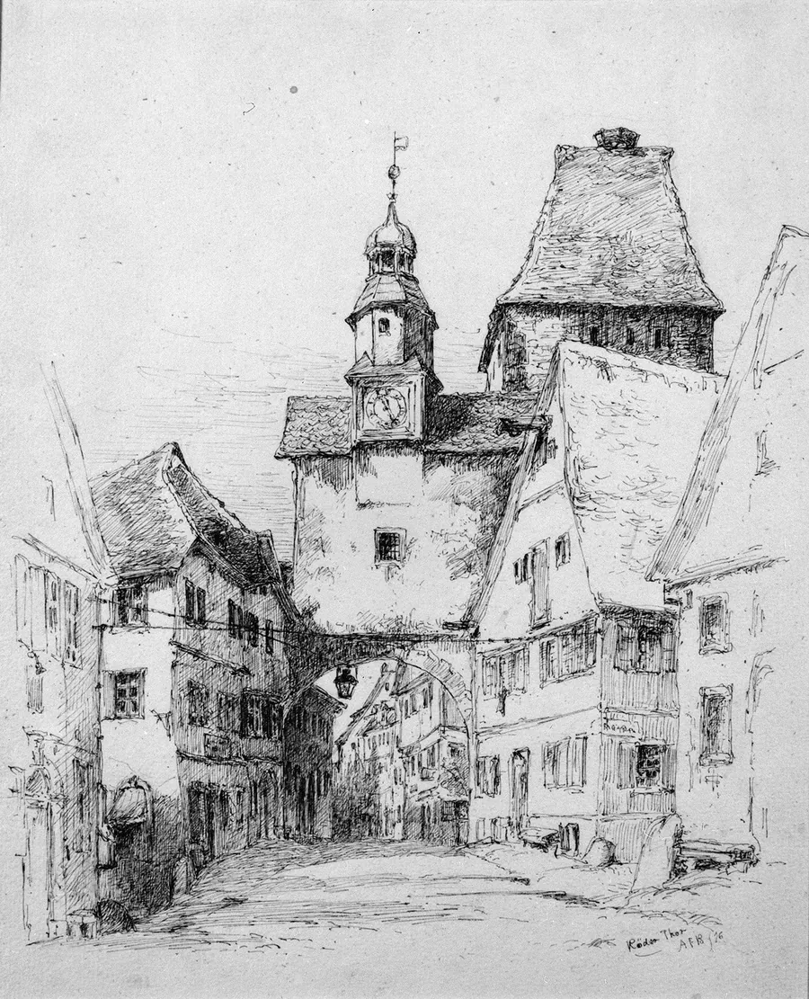 Roden Thor, Germany by Andrew Fisher Bunner
