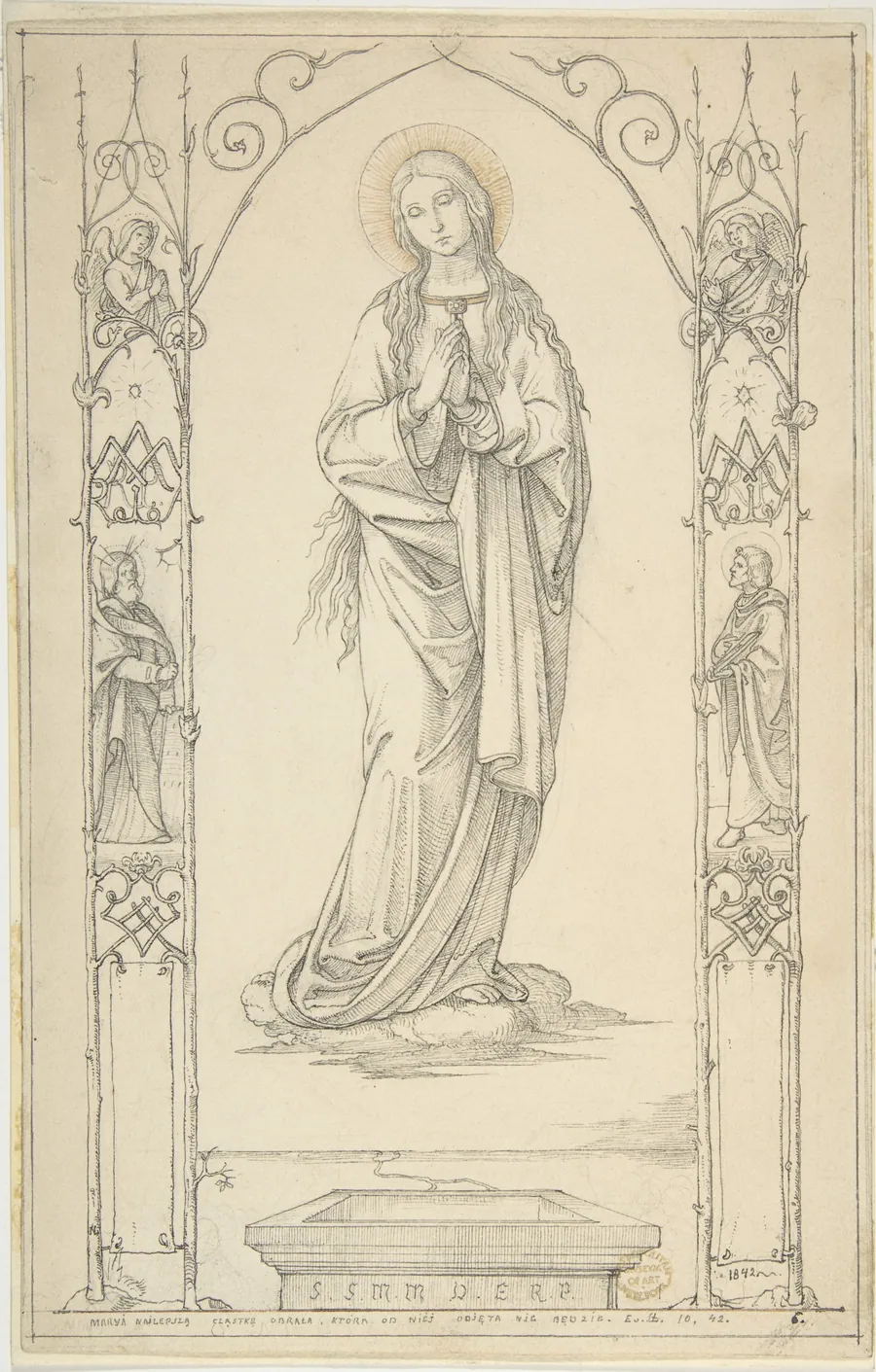 Assumption of the Virgin by Monogrammist NL