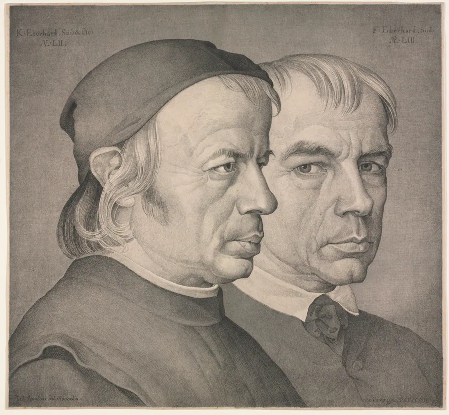 The Brothers Eberhard by Johann Anton Ramboux