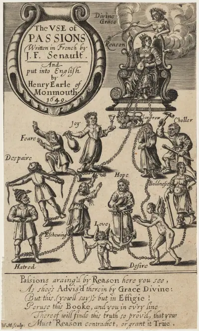 Title Page to J.F. Lenault, The Use of the Passions