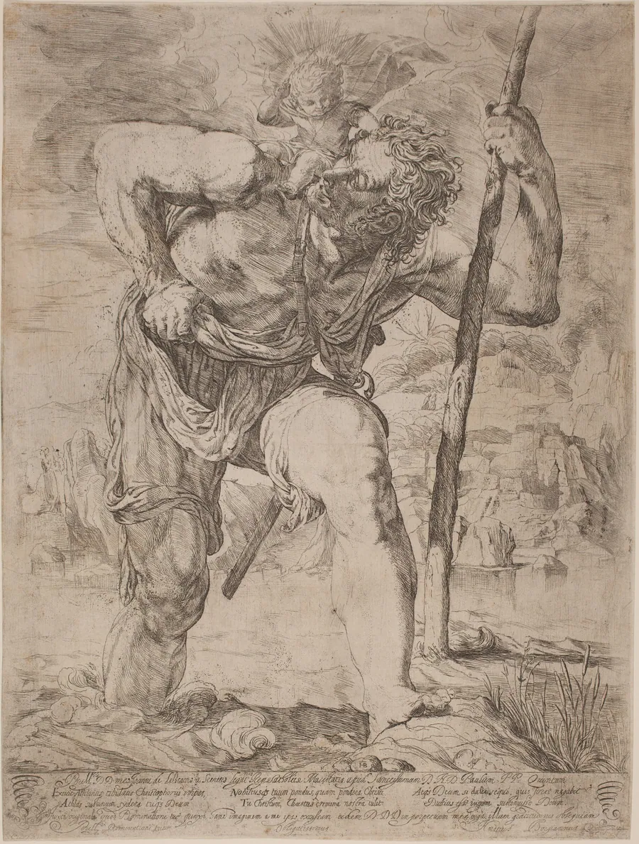 Saint Christopher by Orazio Borgianni