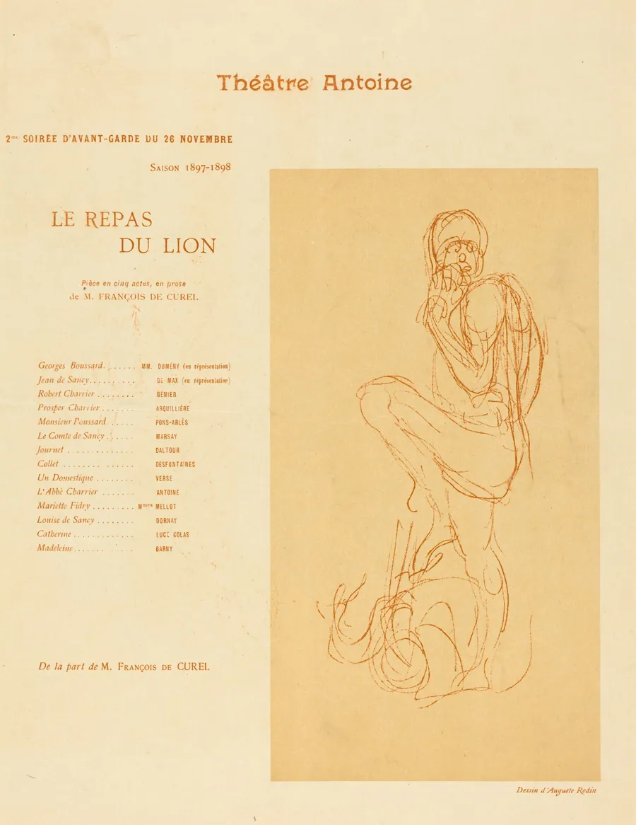 Le Repas du lion by French 19th Century