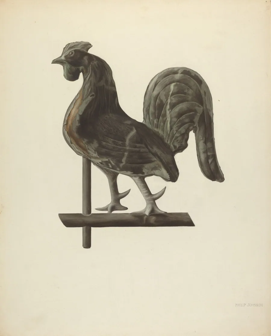Weather Vane Finial by Philip Johnson