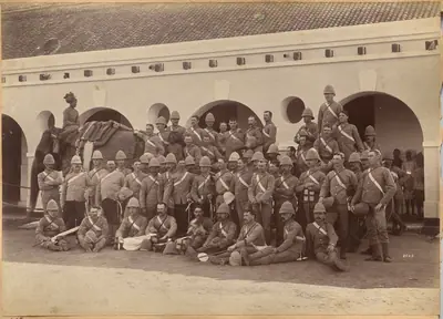 Men of Elephant Battery, Jhansi (verso)