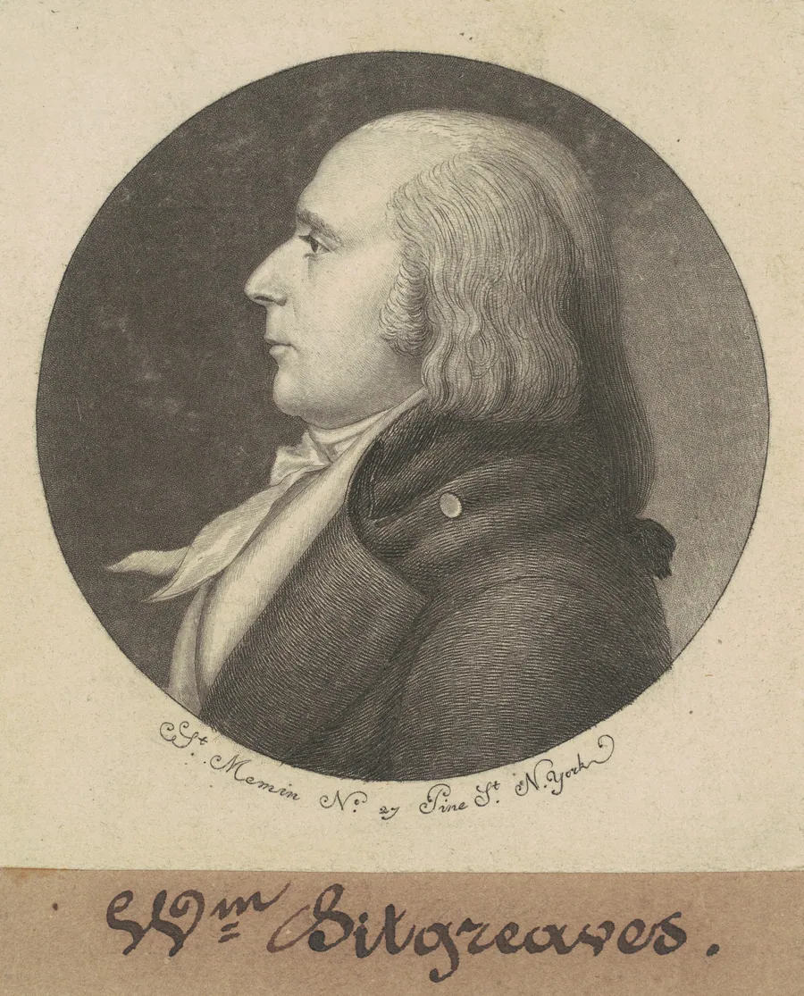 John Sitgreaves by Charles B. J. Févret de Saint-Mémin