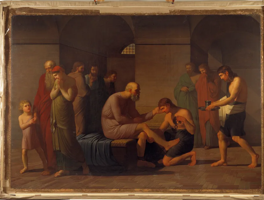 Sokrates' død by C.F. Høyer