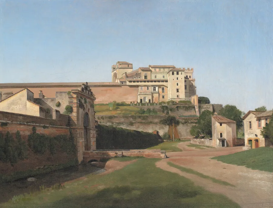 Porta Angelica og en del af Vatikanet by C.W. Eckersberg