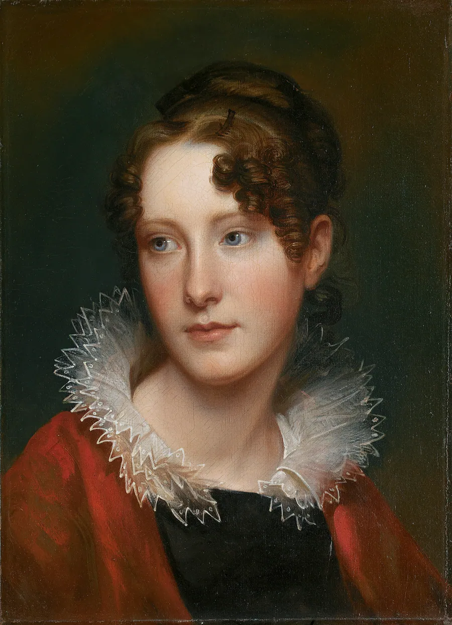 Portrait of Rosalba Peale by Rembrandt Peale, born PA 1778-died Philadelphia, PA 1860