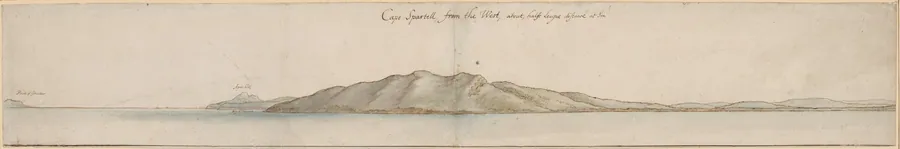 Cape Spartell from the West by Wenceslaus Hollar