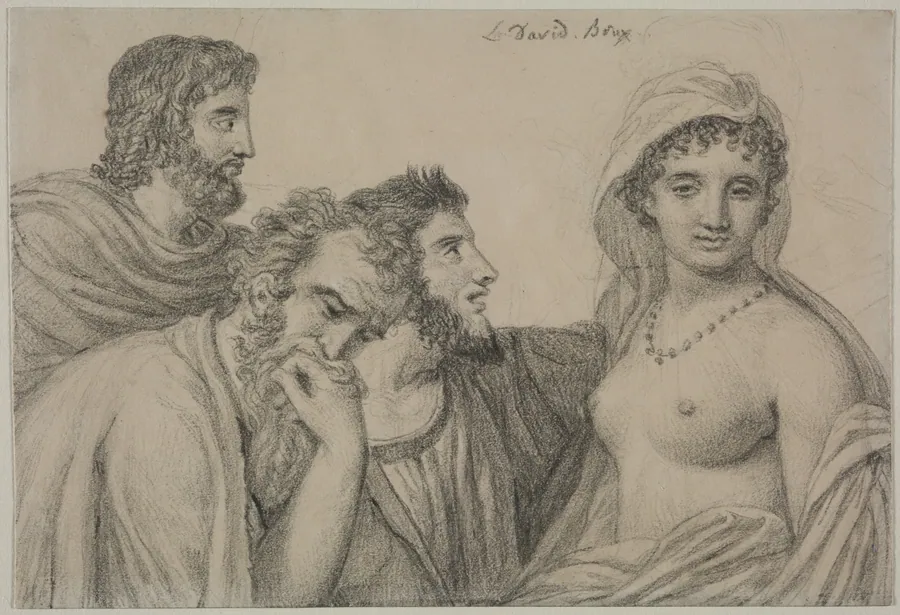 Phryne before Her Judges by Jacques-Louis David