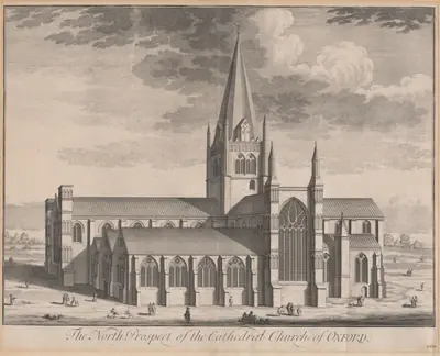 The North Prospect of the Cathedral Church of Oxford
