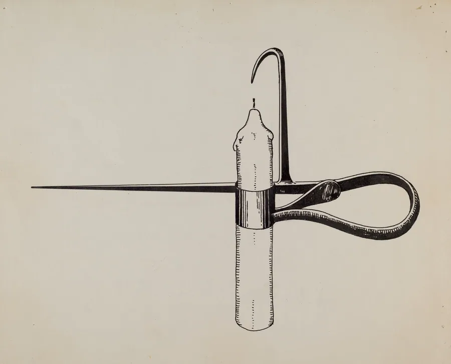 Miner's Candlestick by Florence Huston