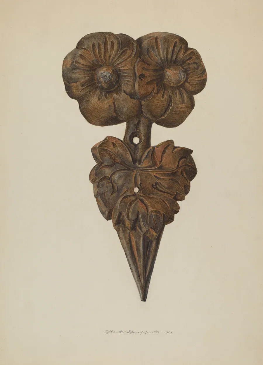 Leaf Finial by Albert Geuppert