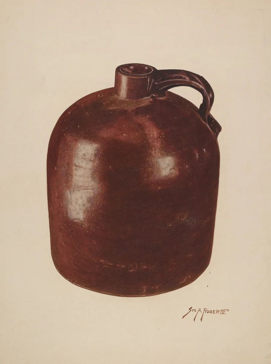 Pottery Jug by Sydney Roberts