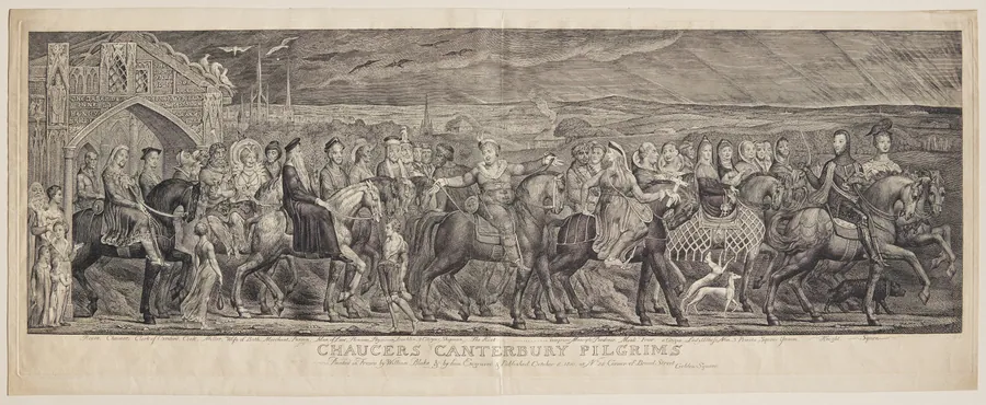 Chaucer's Canterbury Pilgrims by William Blake