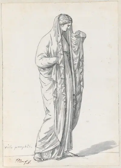 Draped Woman from the Villa Pamphili