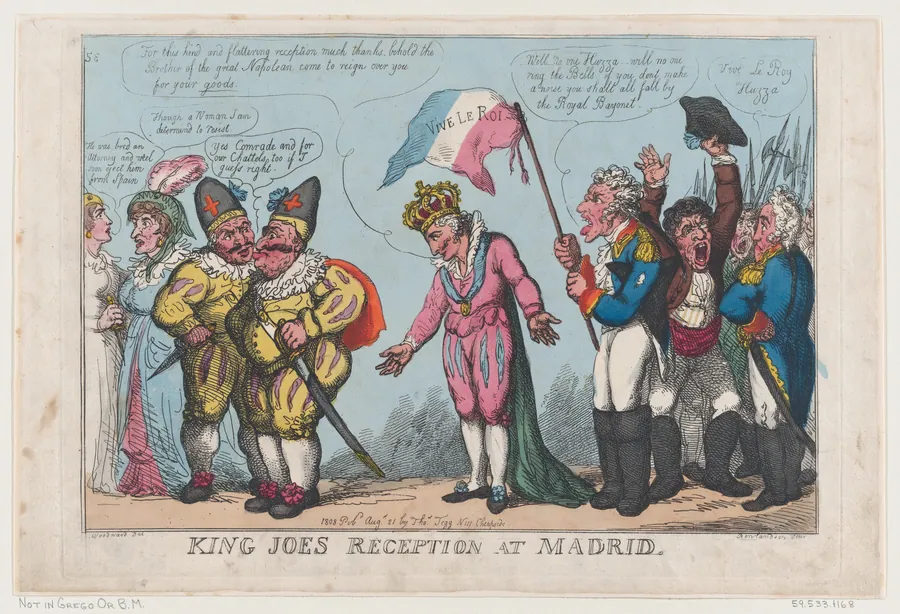 King Joe's Reception at Madrid by Joseph Bonaparte