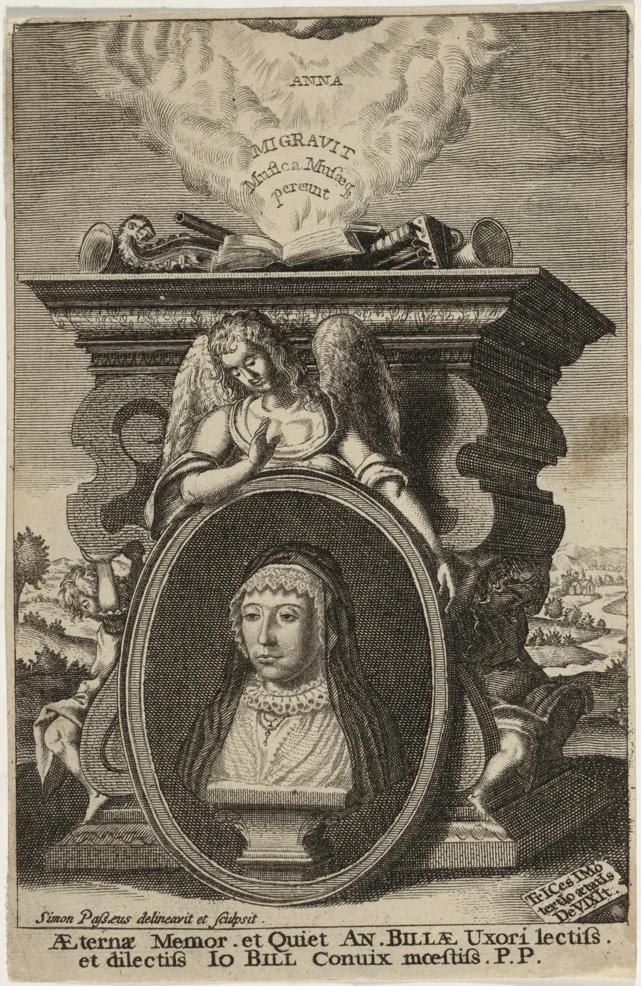 Anne Bill by Simon van de Passe