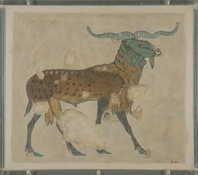 Detail of a Ram, Tomb of Khnumhotep