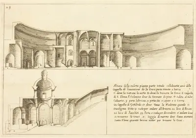 Elevation of the Chapel of the Invention of the Cross